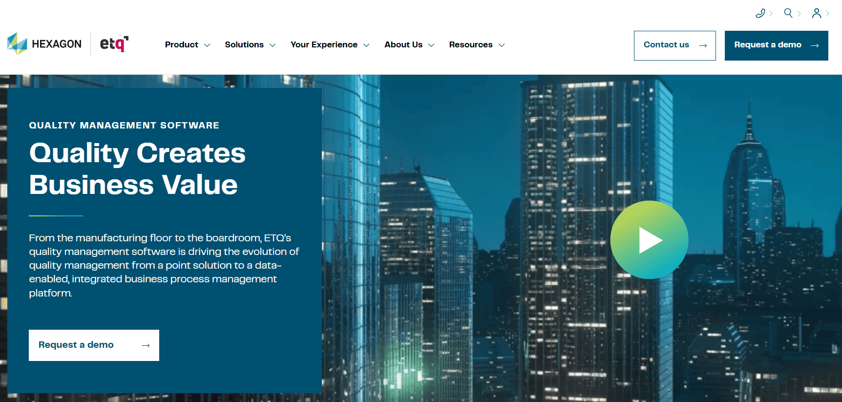 ETQ Reliance quality management system